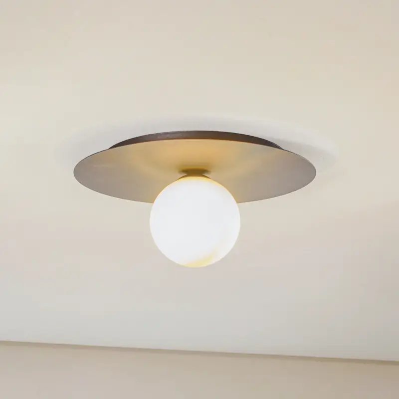 Erbjudandepris Taklampa Solar, svart/opal, 1 lampa
