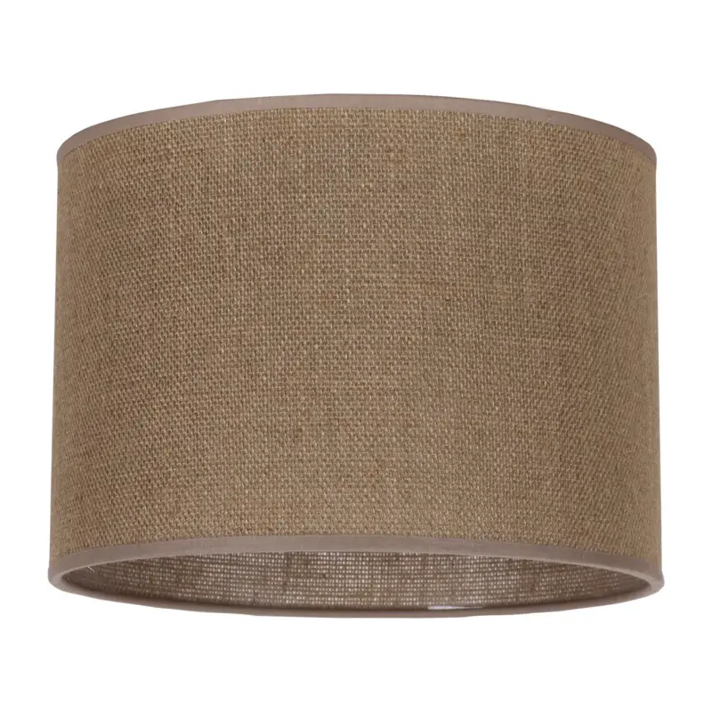 Lampskärm Roller, ljusbrun, Ø 25 cm, höjd 18 cm Endast idag