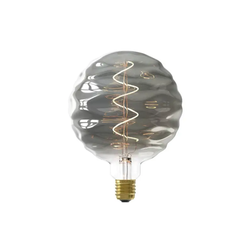 Expressleverans Calex Bilbao LED-lampa E27 4W dim 1 800 K titan