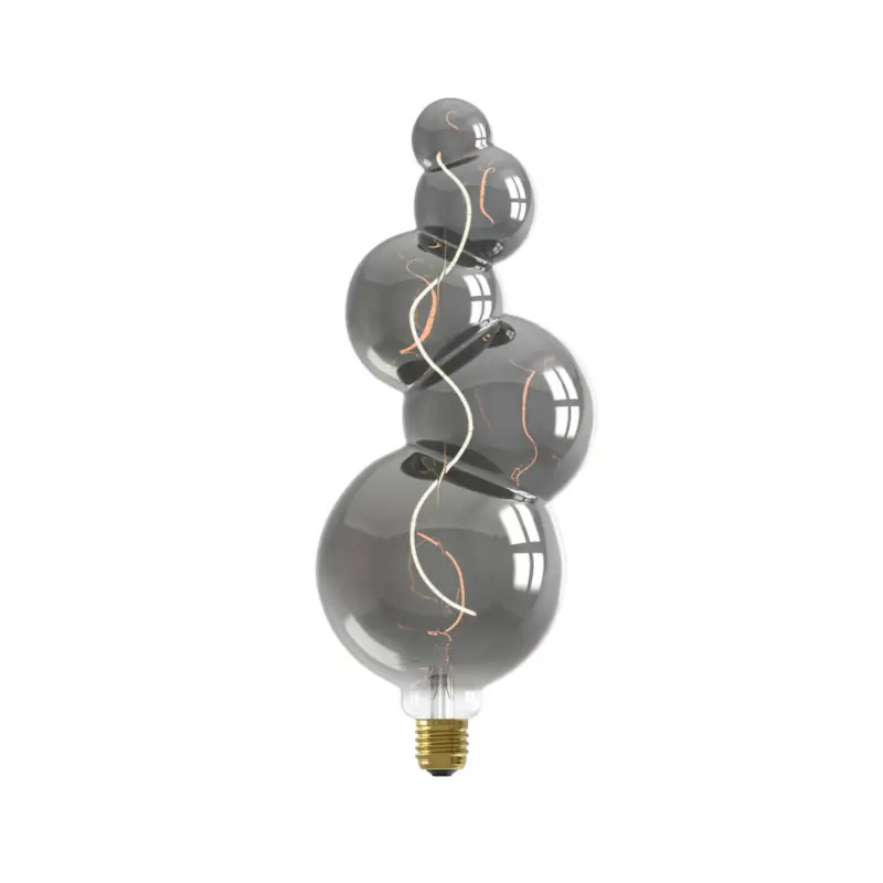 Snabb leverans Calex Alicante LED-lampa E27 4W 1 800 K titan