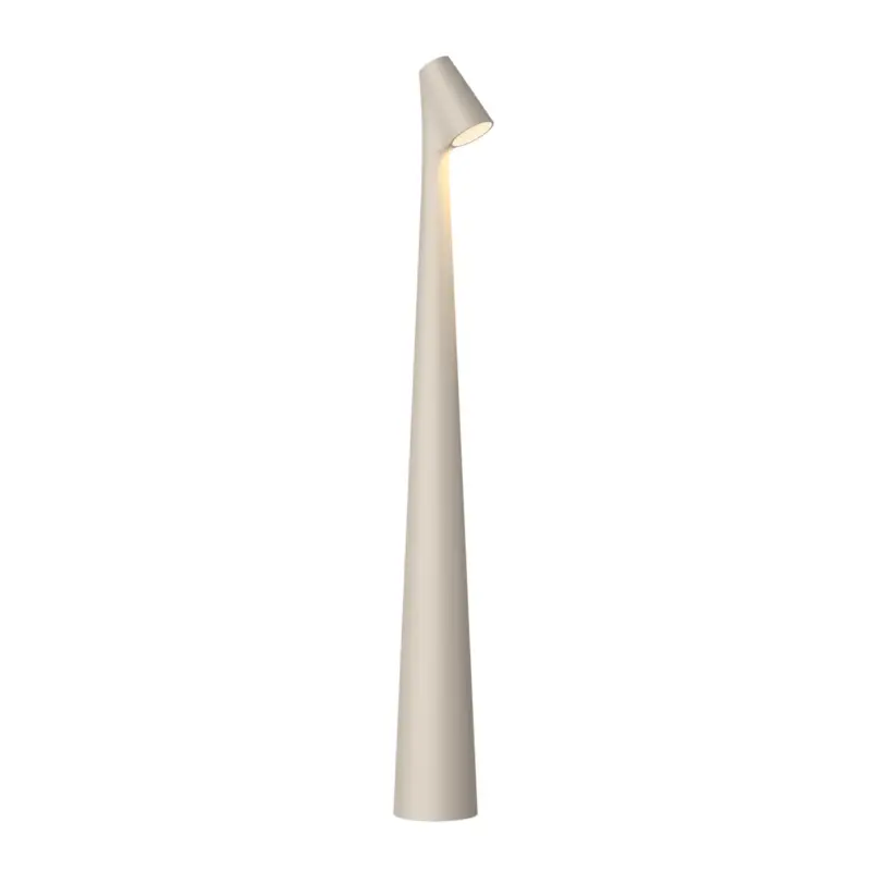 Expressleverans Vibia LED-bordslampa Africa, höjd 45 cm, ljusbeige