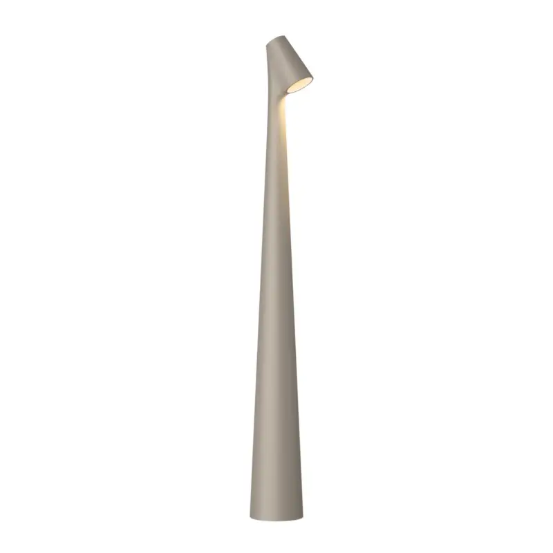 Begränsat erbjudande Vibia LED-bordslampa Africa, höjd 45 cm, mörkbeige