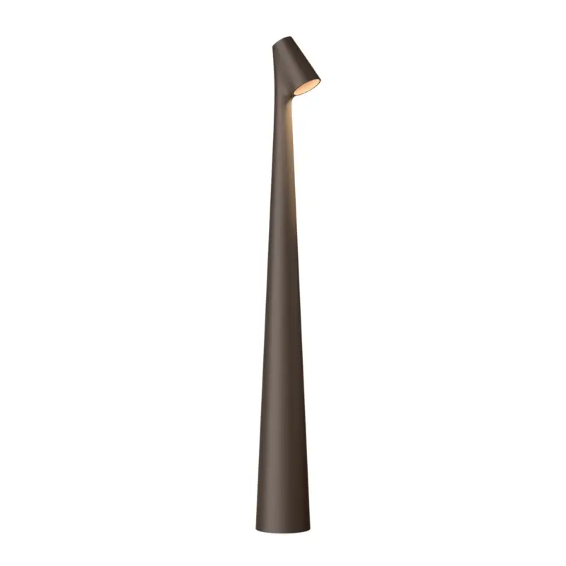 Endast idag Vibia LED-bordslampa Africa, höjd 45 cm, mörkbrun
