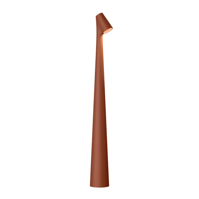 Beställ idag Vibia LED-bordslampa Africa, höjd 45 cm, terrakotta