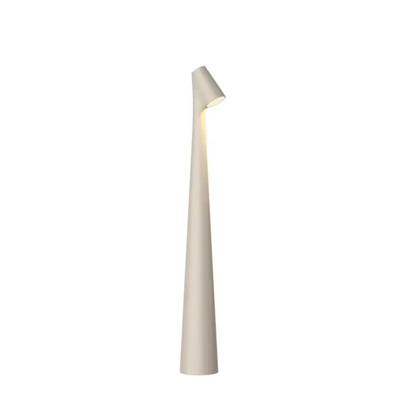 prisnedsättning Vibia LED-bordslampa Africa, höjd 40 cm, ljusbeige