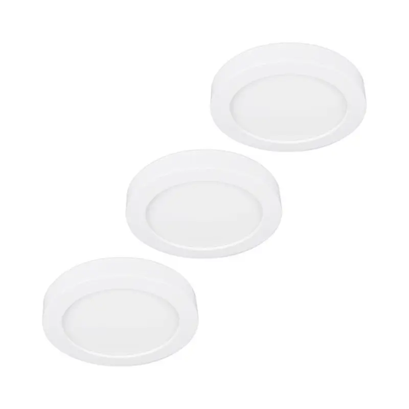 Trygg betalning Prios LED-taklampa Edwina, vit, 12 cm set om 3
