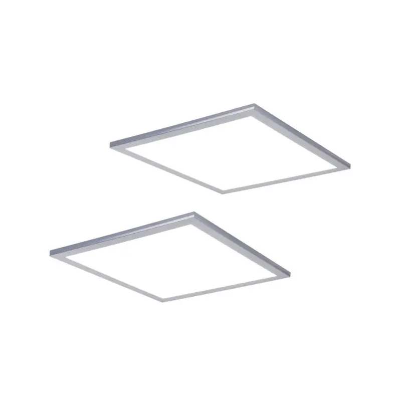 prisnedsättning Lindby LED-panel Livel, set om 2, CCT, 40 cm x 40 cm, fjärrkontroll