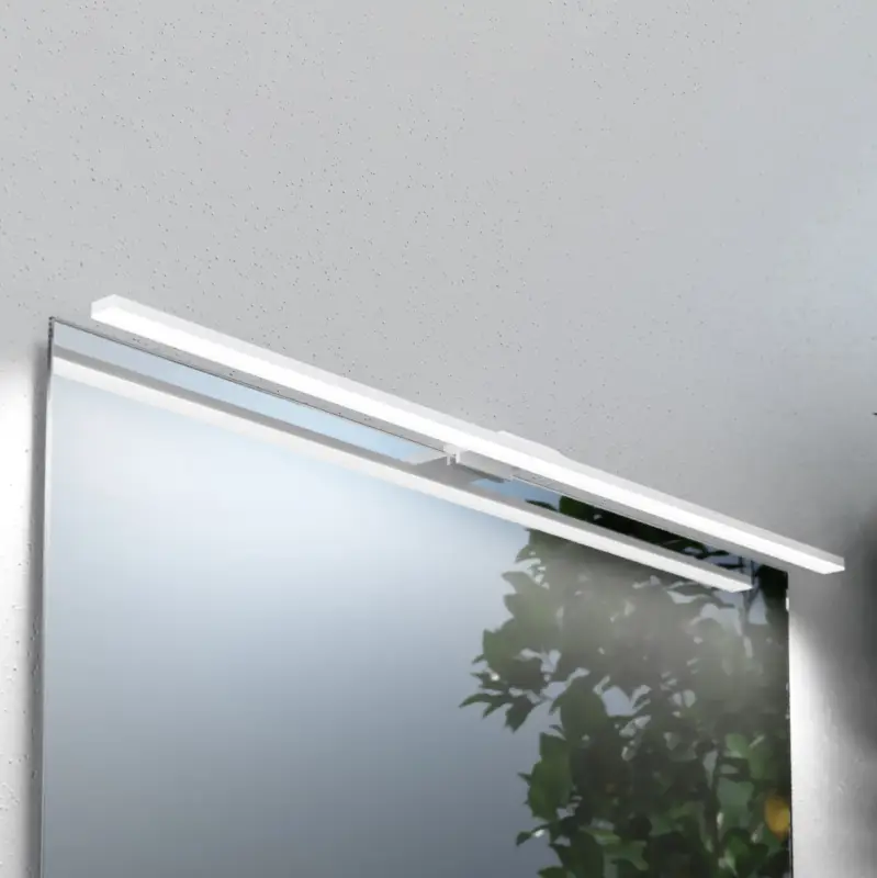 LED-spegellampa Triga, IP44, vit, 80cm, 3 000K Kampanj