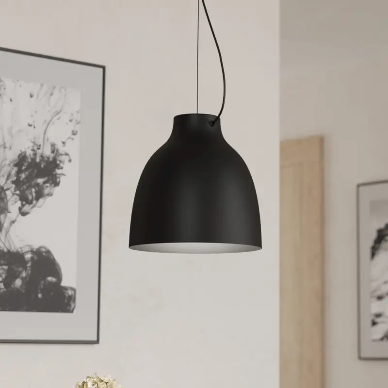 Lågt pris EGLO Camasca hänglampa, 1 lampa, svart