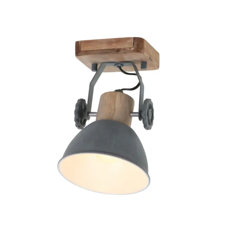 Begränsat antal Takspotlight Gearwood. 1 lampa, grå