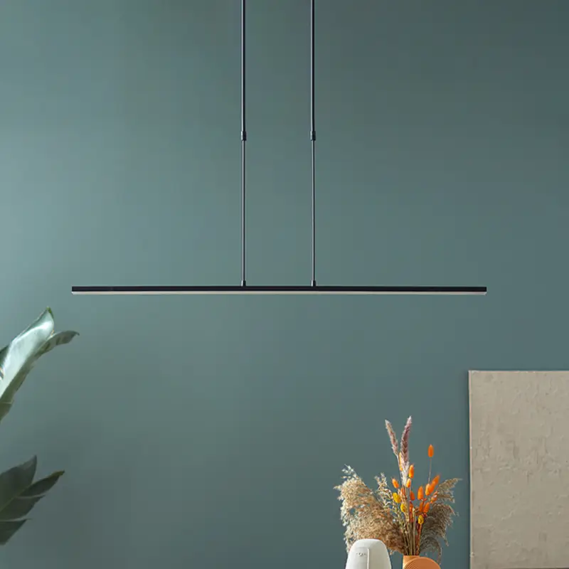Erbjudande Hänglampa Zelena, svart, längd 122 cm, metall, CCT