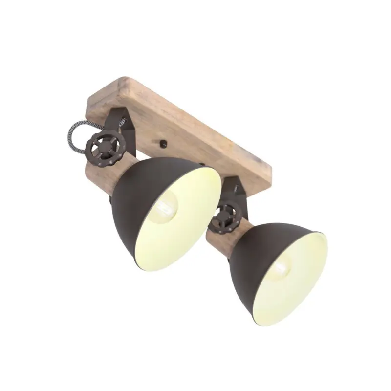 Beställ idag Takspotlight Gearwood, 2 lampa, antracit