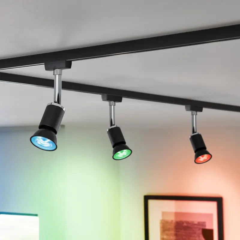 Populär Paulmann LED GU10 4,8W 350lm ZigBee RGBW svart
