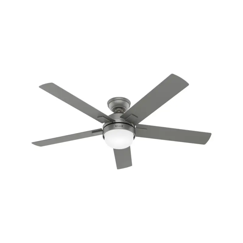 Premium Hunter Zeal takfläkt AC-lampa E27 silver