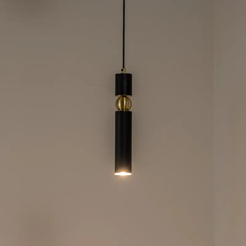 Billigare Hänglampa Alas, svart, metall, upphängningssystem 135 cm, GU10