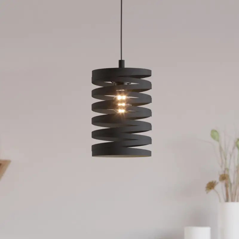 Handla nu Cremella hänglampa, Ø 18 cm, svart, stål