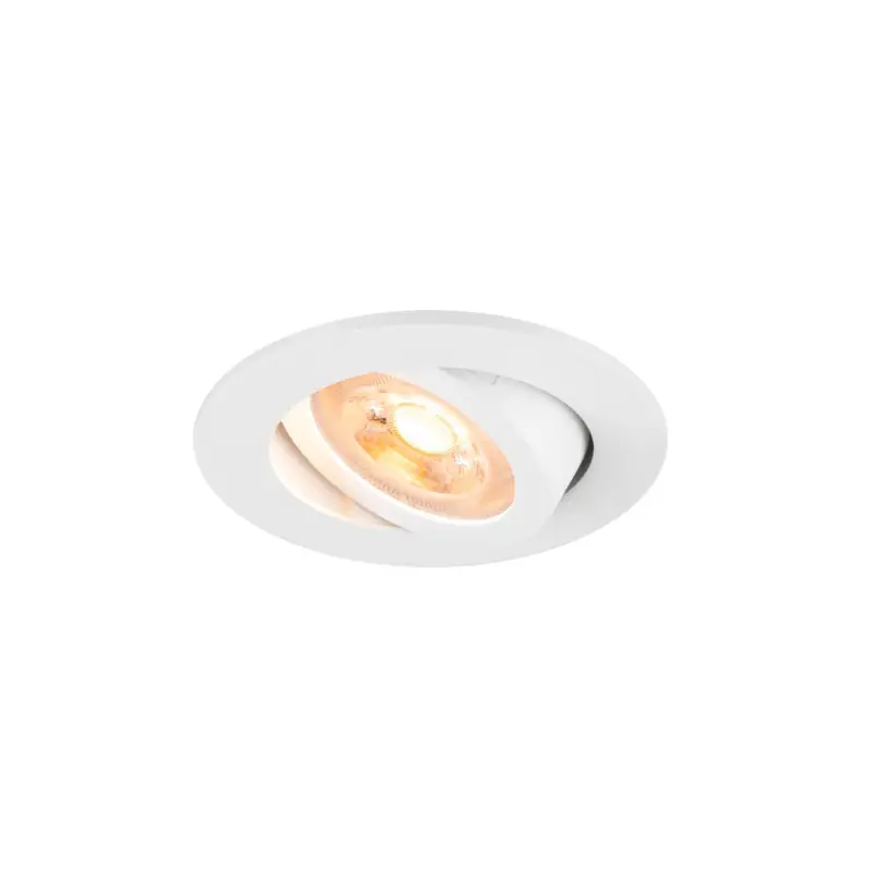 Rabatt SLV Infälld taklampa New Tria, vit, aluminium, Ø 8,2 cm
