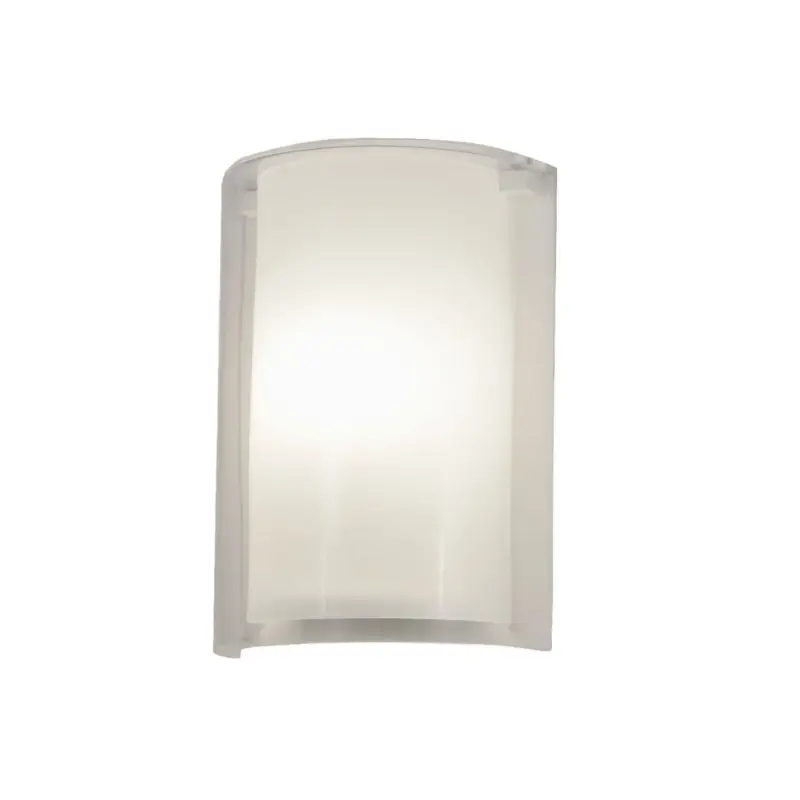 Maribel vägglampa, vit/transparent, glas, akryl Bästa pris