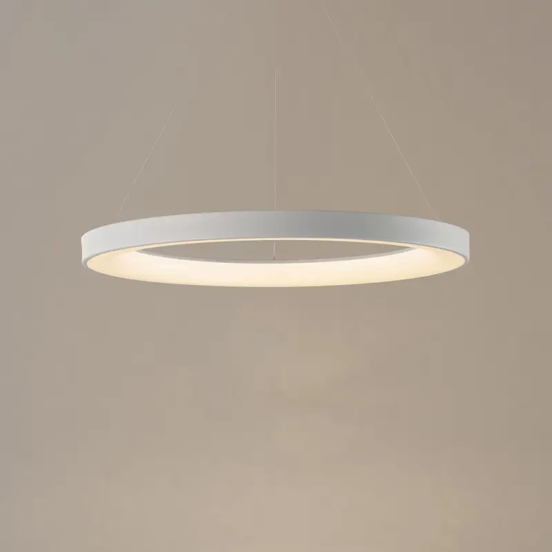 Kampanj Smart LED-hänglampa Niseko II, Ø 50 cm, vit, CCT, dimbar