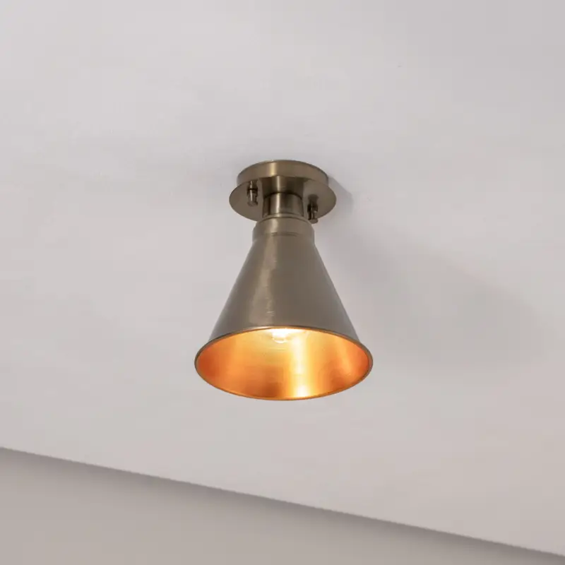 Kundfavorit Taklampa Berceste N-679, antik koppar, metall, Ø 20 cm