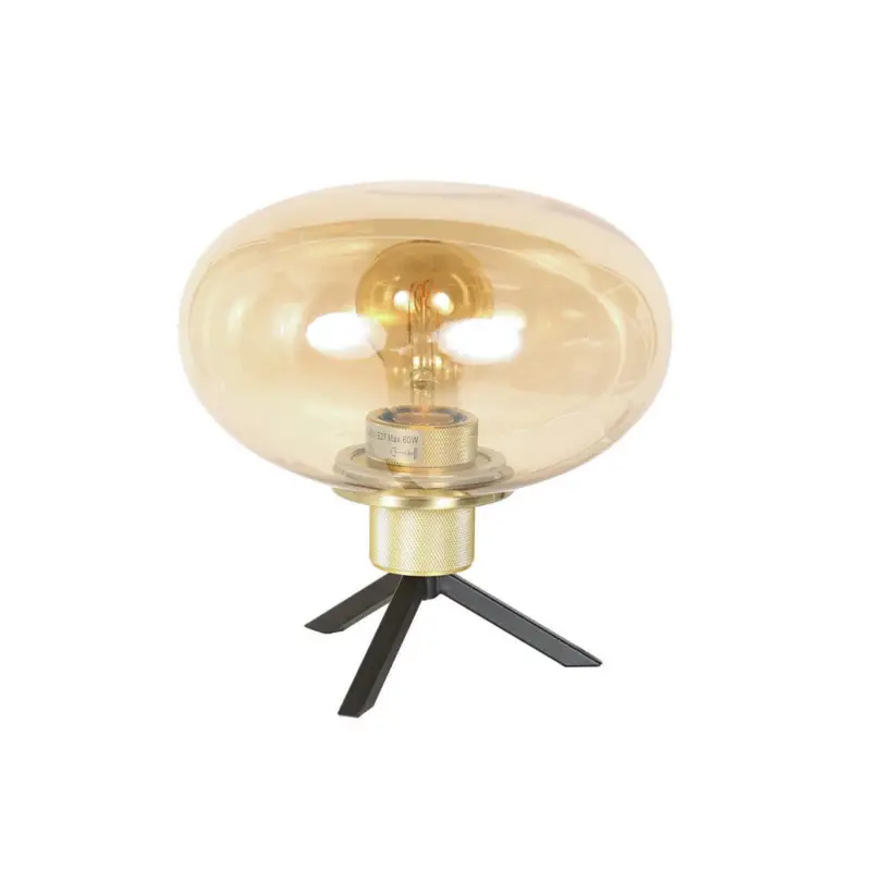 Bästa pris Bordslampa Reflexion, Ø 22 cm, mässingsfärgad, glas
