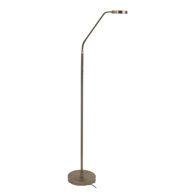 Comfort LED-golvlampa, brons, 135 cm metall CCT dimmer Extra rabatt