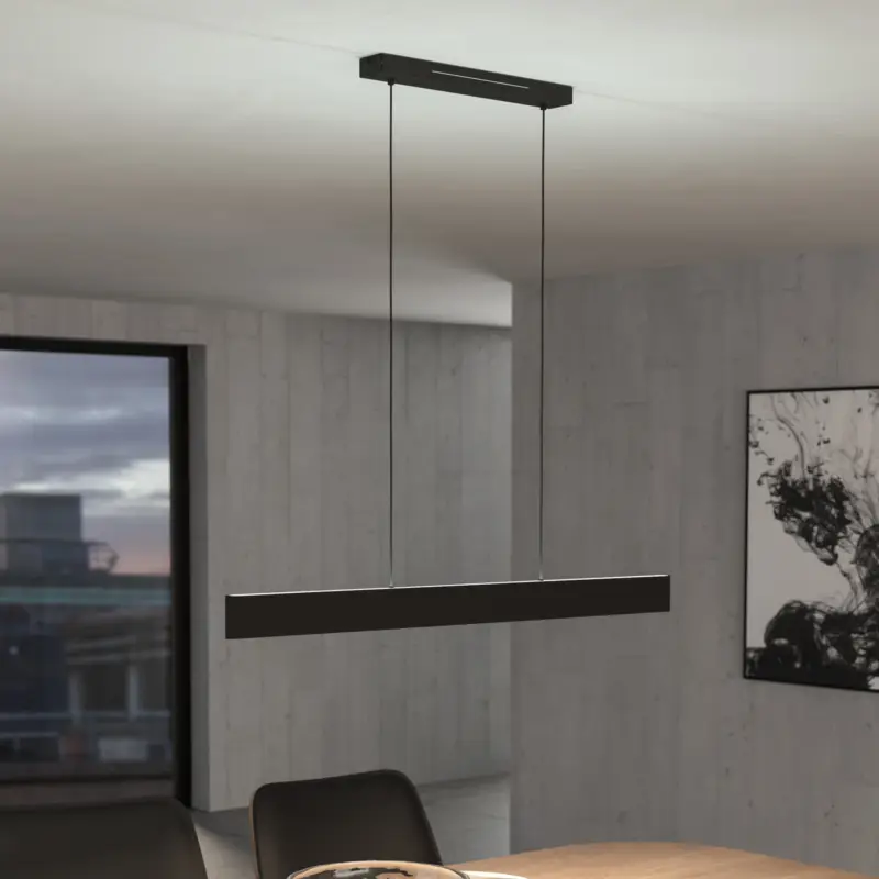 Säker betalning EGLO connect LED-hänglampa Andreas-Z, svart, stål