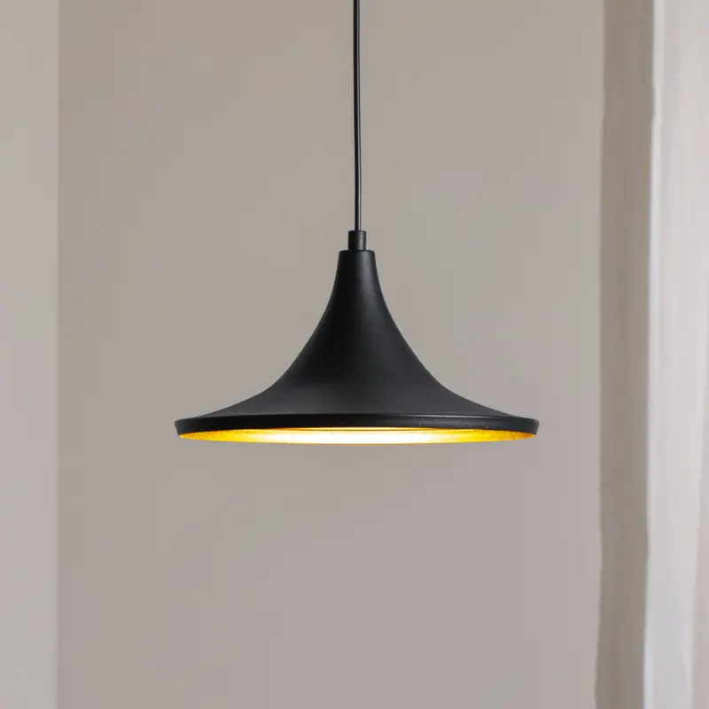 Genisy hänglampa, svart, Ø 31 cm, metall, E27 I lager