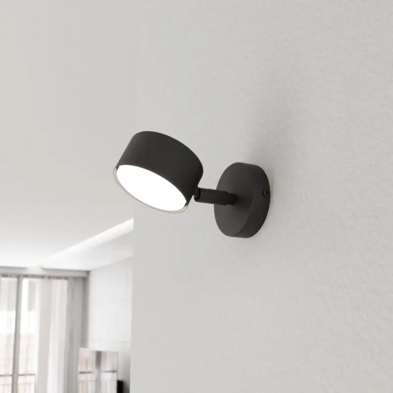 Spotlight till vägg Sora, utskjutning 15 cm, metall Expressleverans