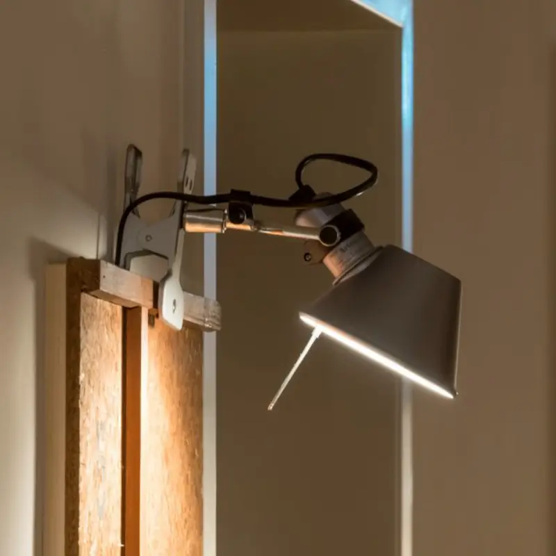 Artemide Tolomeo Micro Pinza klämlampa aluminium Billig
