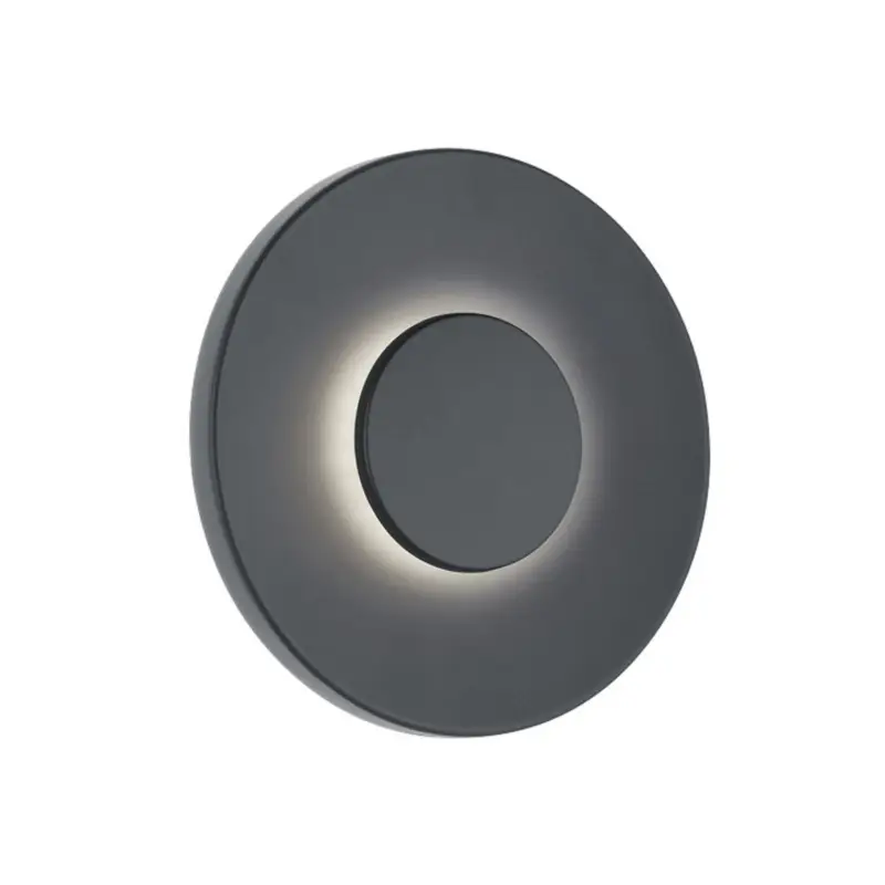 Helestra LED-utomhusvägglampa BUD 44, ej dimbar, grå, IP65 Extra rabatt