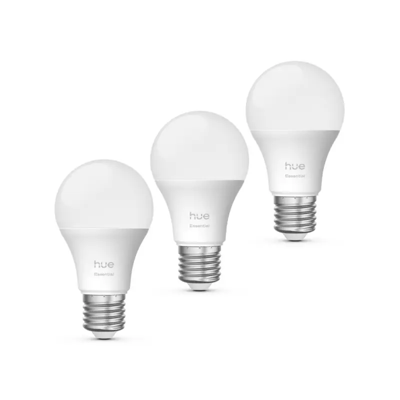 Säker betalning Philips Hue Smart LED-lampa E27 A60, 8 W, RGB CCT 3-pack