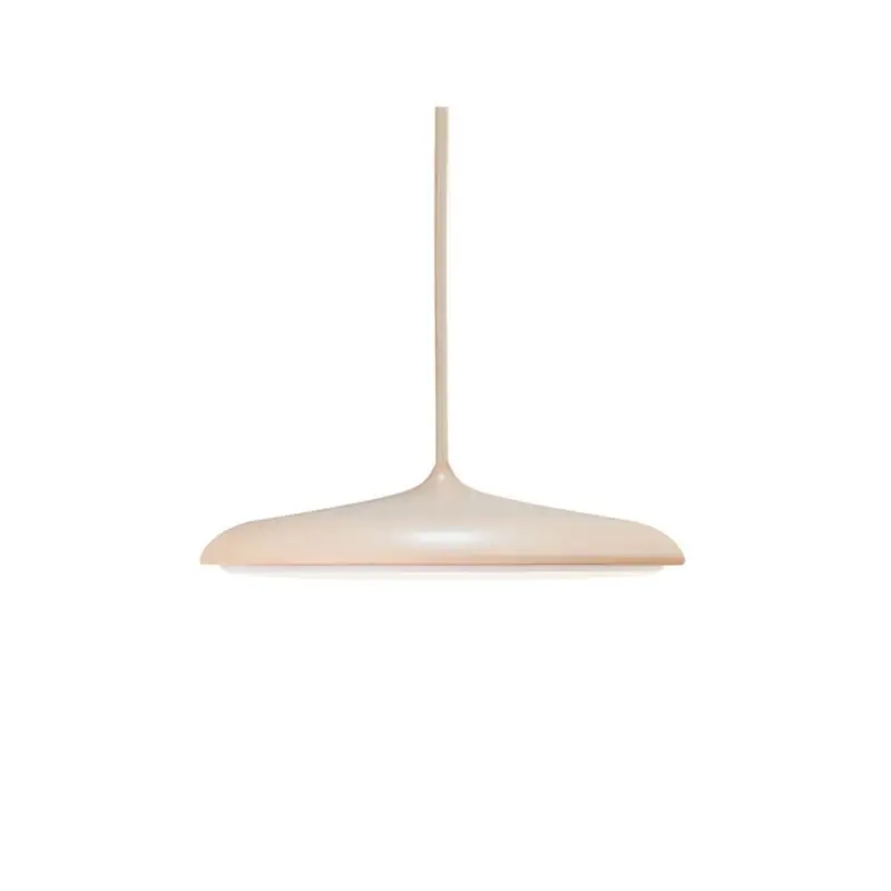 Extra rabatt LED-pendellampa Artist, Ø 25 cm, dammrosa, metall