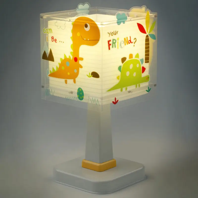 Barnbordslampa Dinos, G4, bredd 14 cm Kundfavorit