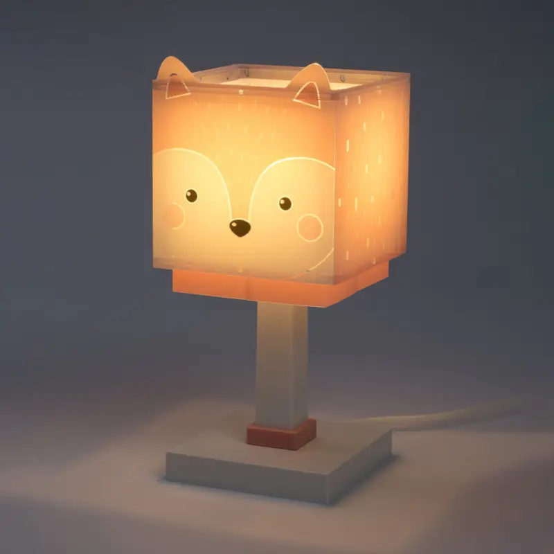 Barnbordslampa Little Fox, G4, bredd 14 cm prisnedsättning