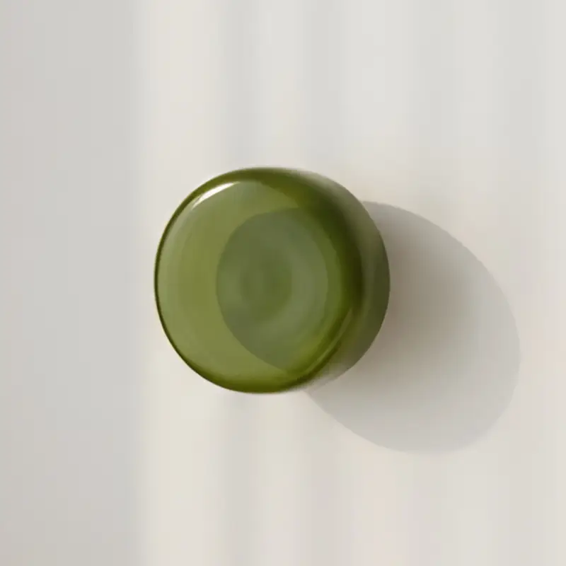 Vägglampa BonBon, grön, Ø 16 cm, glas Lågt pris