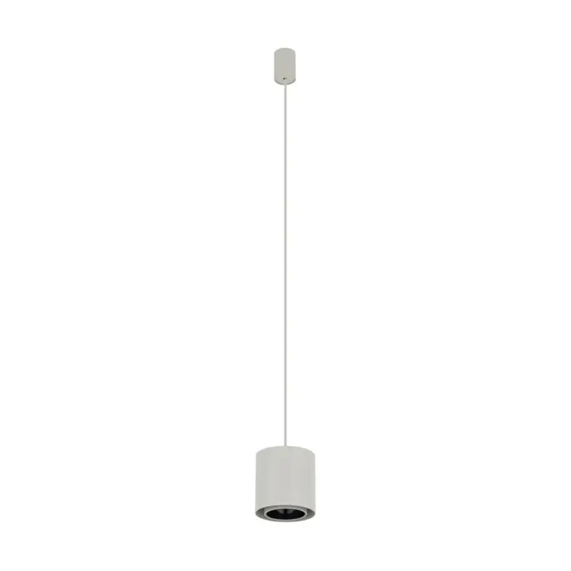 Sista chansen Hänglampa Point Duo, sidenvit, stål, Ø 13 cm, GU10