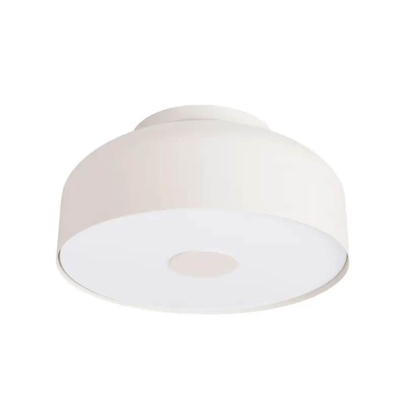 Billig Taklampa CLARO, beige, Ø 30 cm, metall, 4 x E27