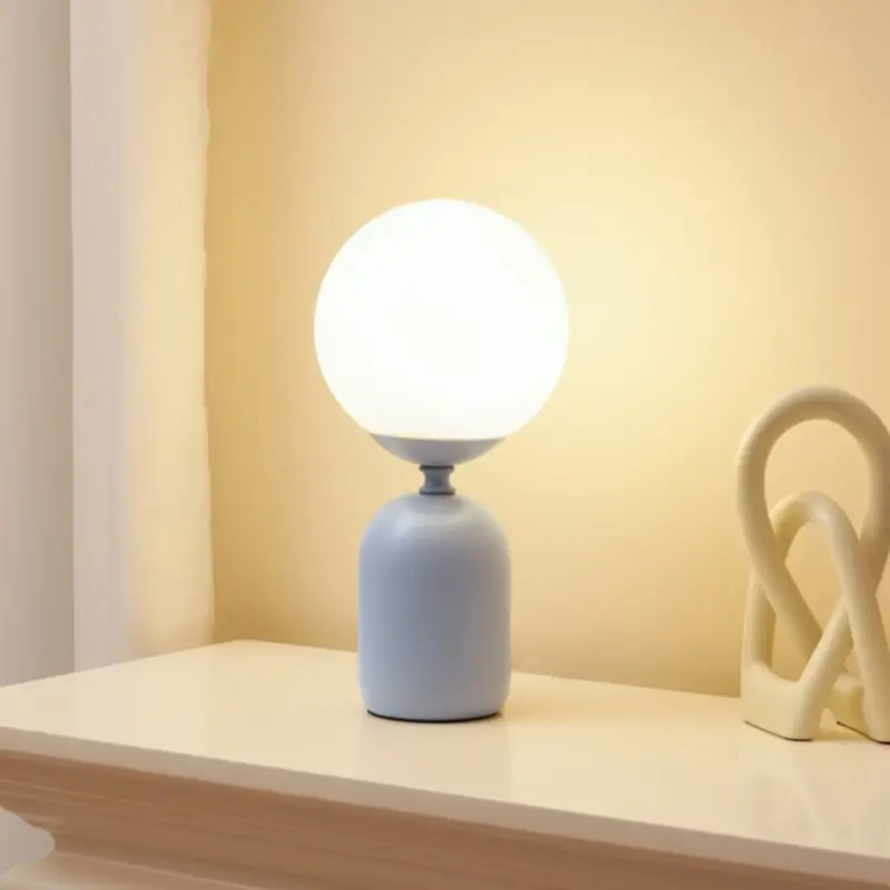Pauleen bordslampa GLOWING CHARM, blå, höjd 30 cm Säker betalning