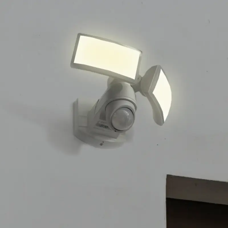 Begränsat antal LED-sensor-utomhusstrålkastare ARC, vit, 28 cm, 2 lampor, IP54