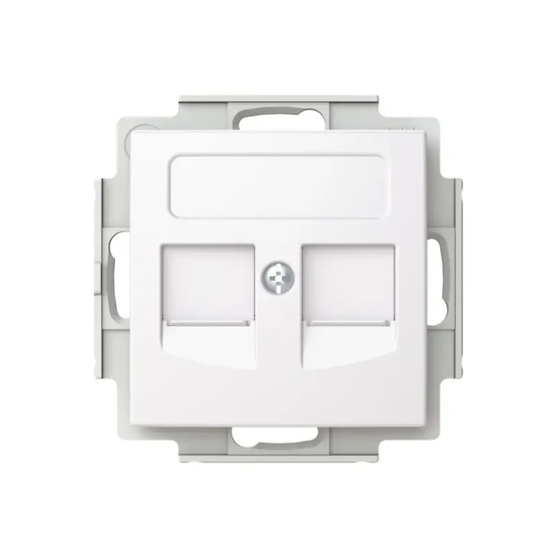 ABB Saga Centrumplatta Data 2xRJ45 LexCom Nedsatt pris