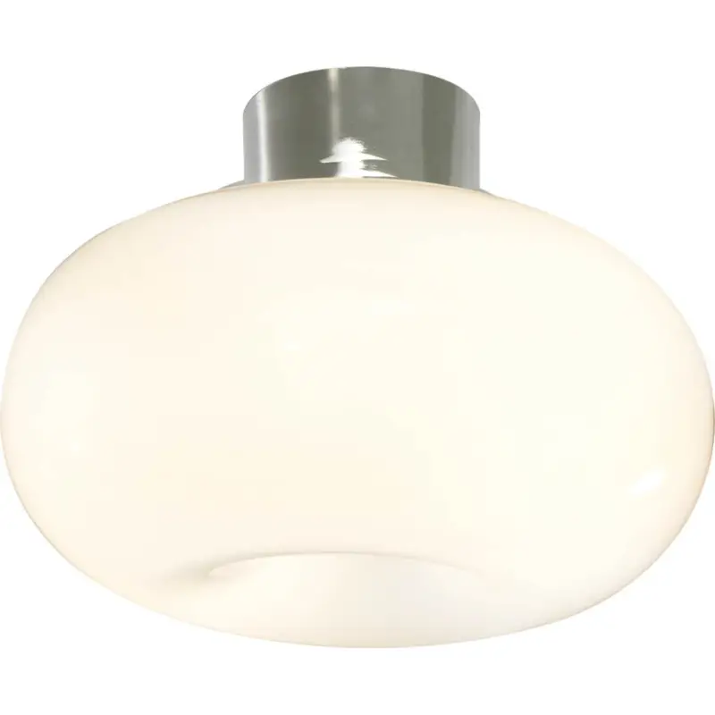 Rabatt Manet Plafond 37cm Krom/Vit