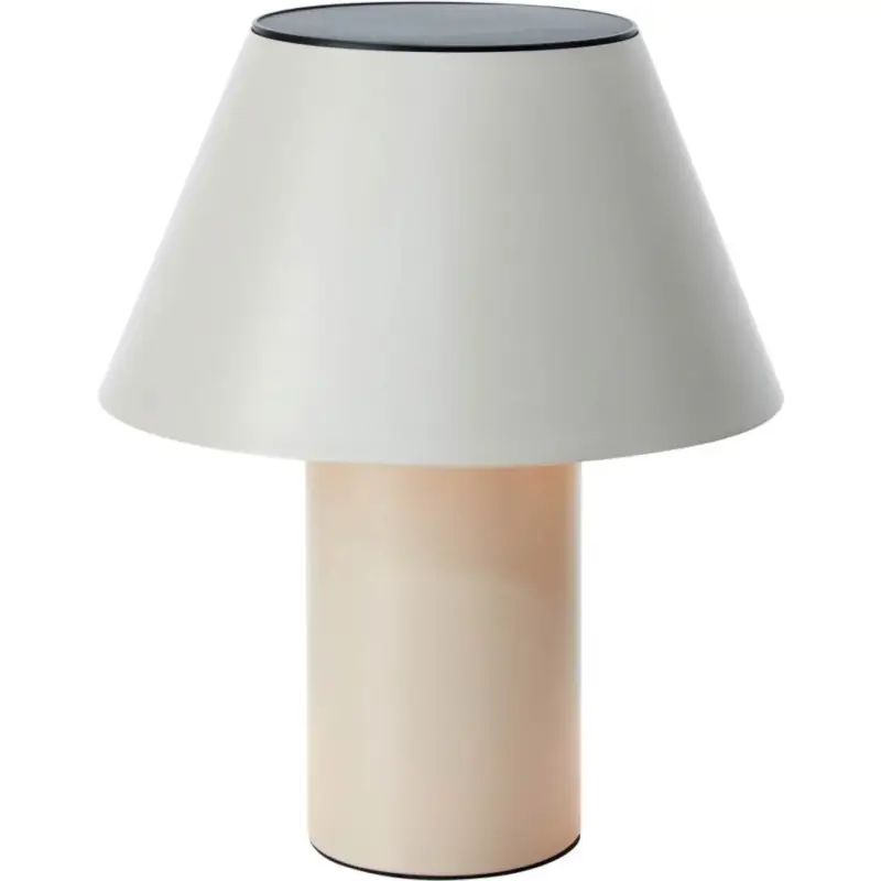 Vivo Laddbar/Solcells Bordslampa 30cm Grå IP44 Begränsat erbjudande