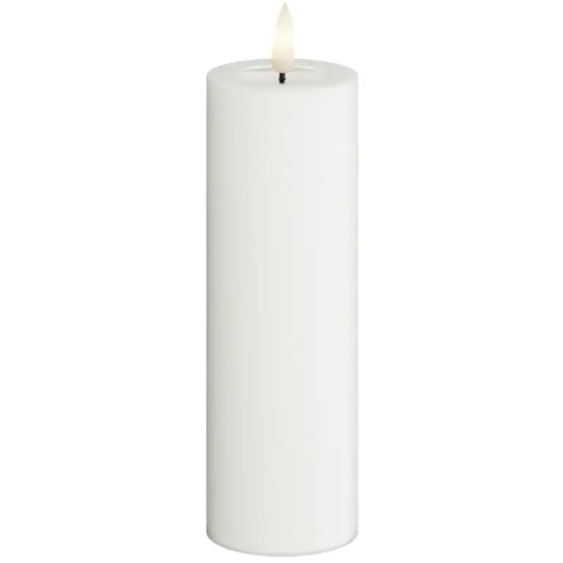 Real Flame LED Blockljus Vit 5x15 cm Snabb frakt