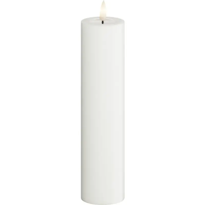 Real Flame LED Blockljus Vit 5x20 cm Reapris
