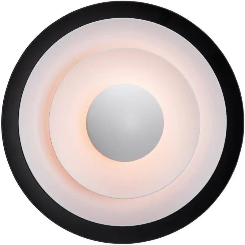 Sänkt pris Diablo Vägglampa Ø30cm Svart/Röd