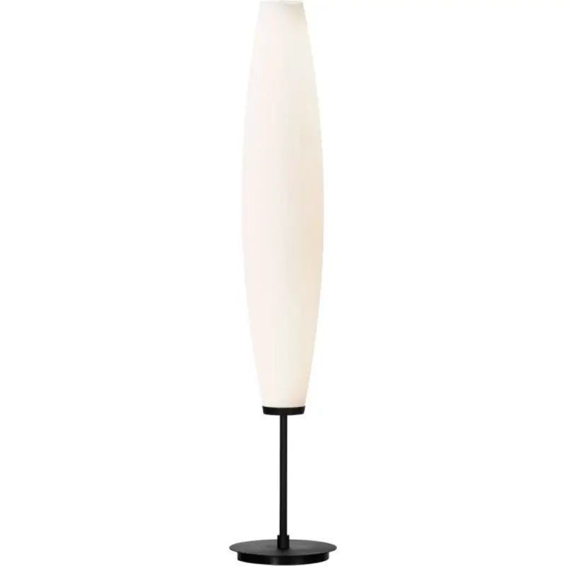 Outlet Zenta Golvlampa 135cm LED 16W Svart/Opalglas