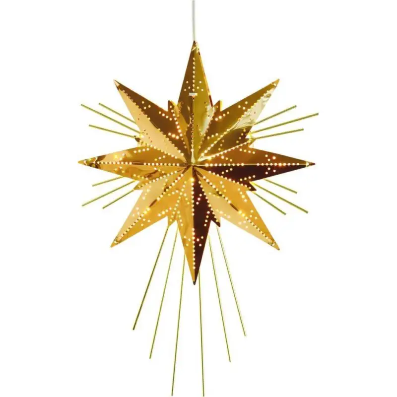 Mini Luxe Julstjärna 25cm Mässing Lågt pris