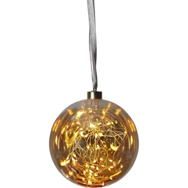 Glaskula Glow 15cm Amber Beställ idag