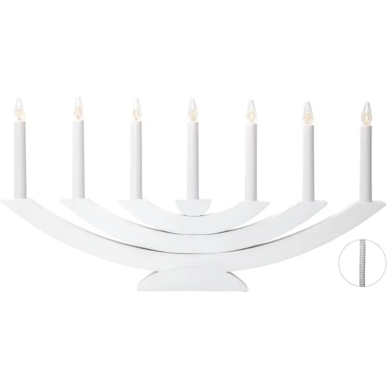 Navida Adventsljusstake 30cm Vit Beställ idag